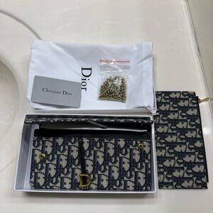 Dior Small Saddle Pouch with keychain